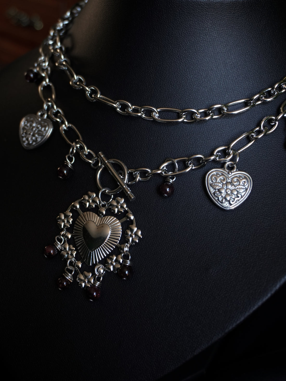 Collier « Triple heart »